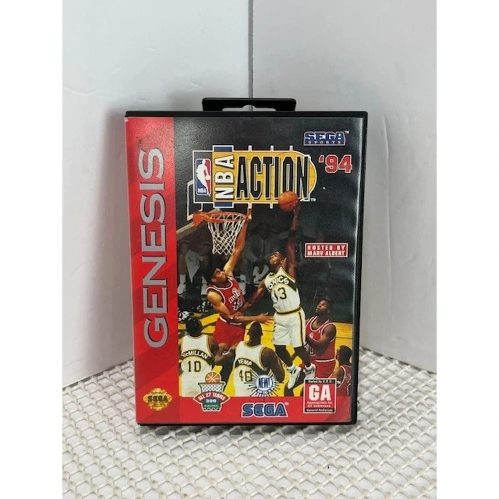 NBA Action '94‎ (Sega Genesis, 1994) - Complete